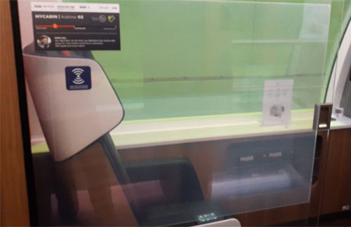 Inteligentna folia Mysłowice - w pociągu włączona